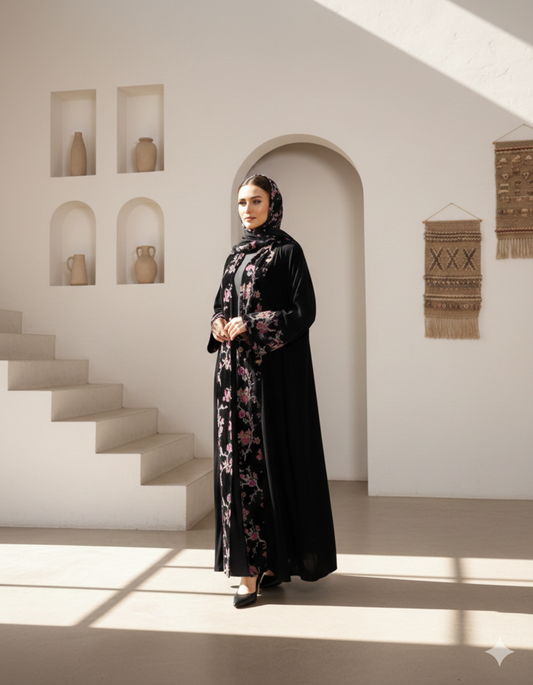 عباية ورد